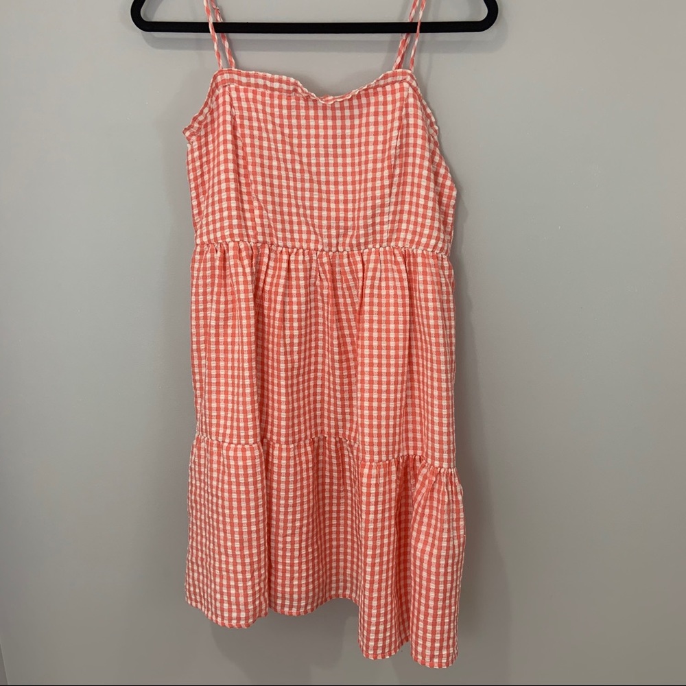 Wild Fable Red and White Check Dress